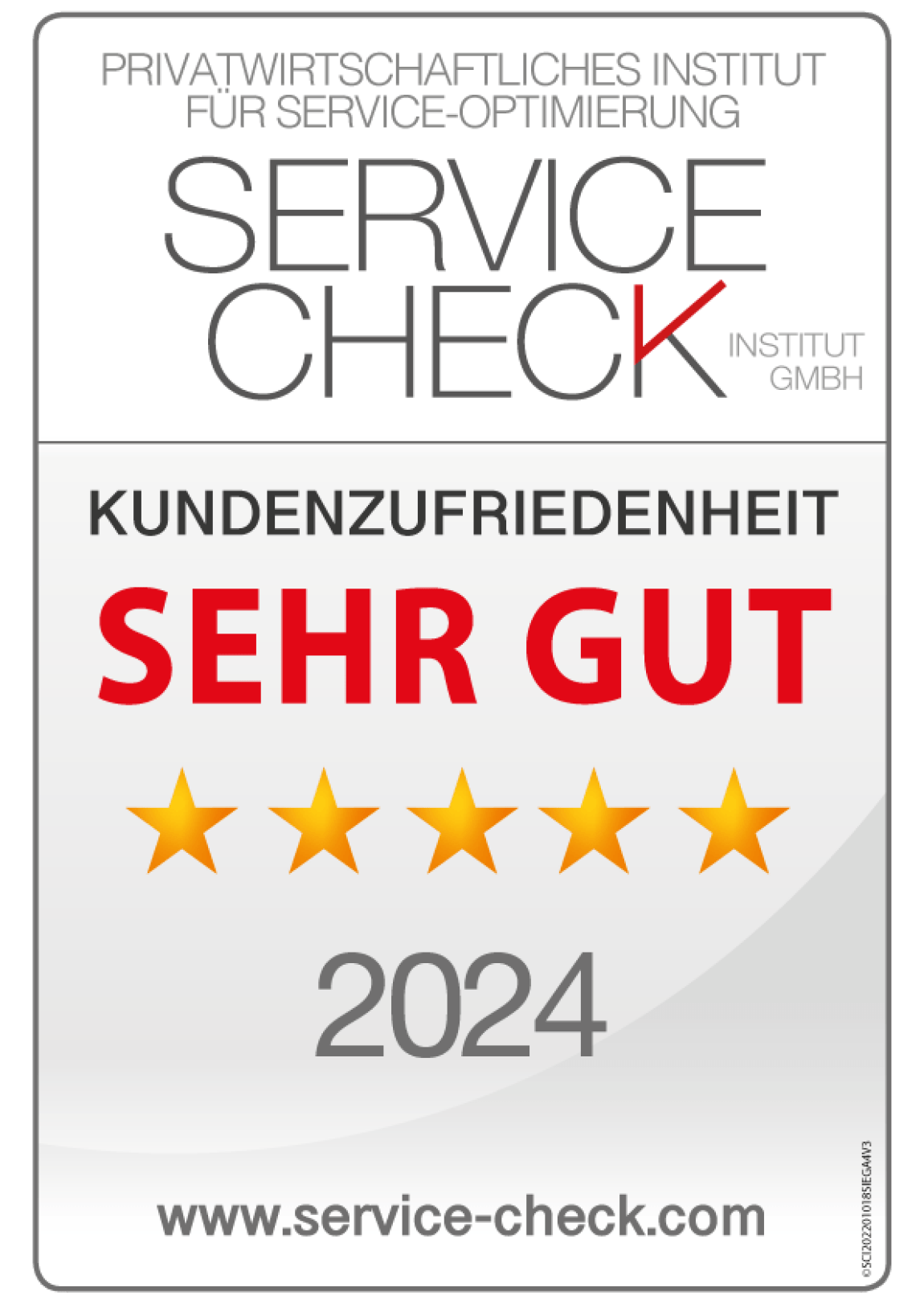 Service Check Siegel 2024 DINA4 Jahreszahl