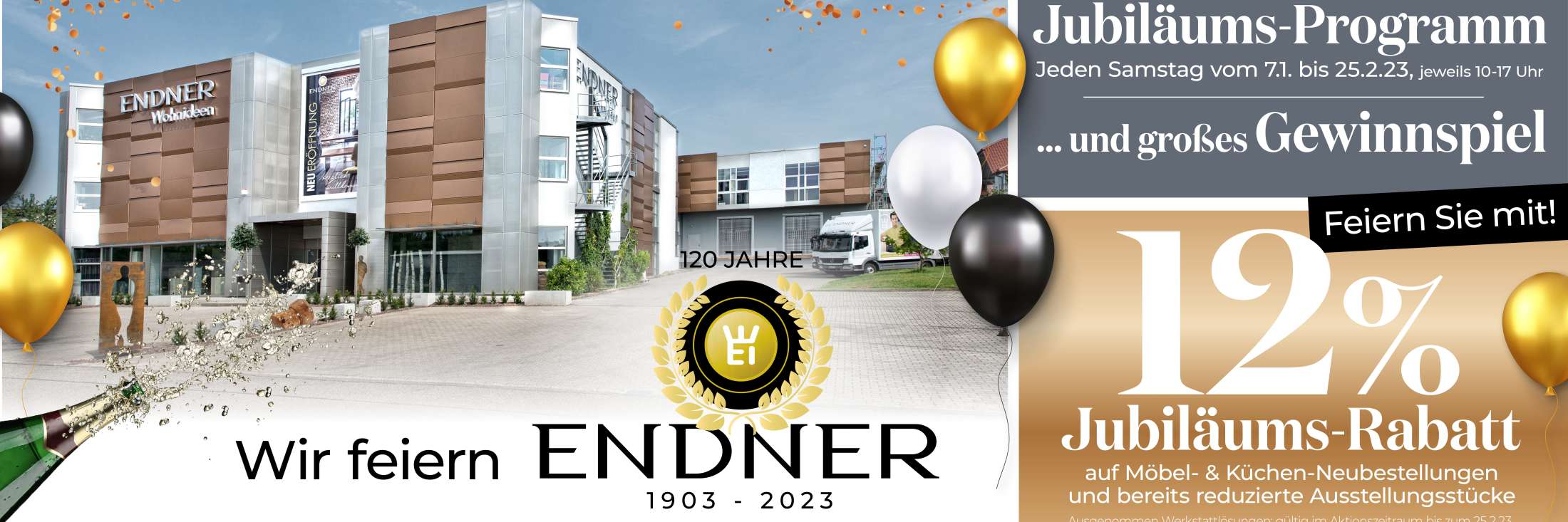 Jubiläum 120 Jahre - Endner Wohnideen Jubiläum 120 Jahre - Endner Wohnideen