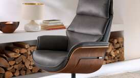 co 25 schalensessel perano nussbaum leder schwarz mi 01 001 253030 063