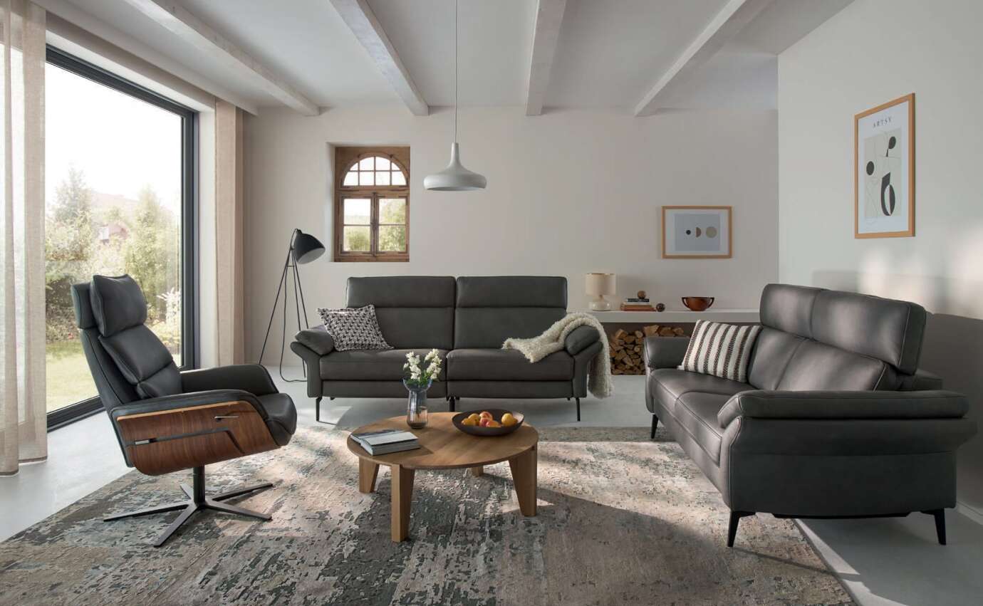 co 25 schalensessel perano nussbaum leder schwarz mi 01