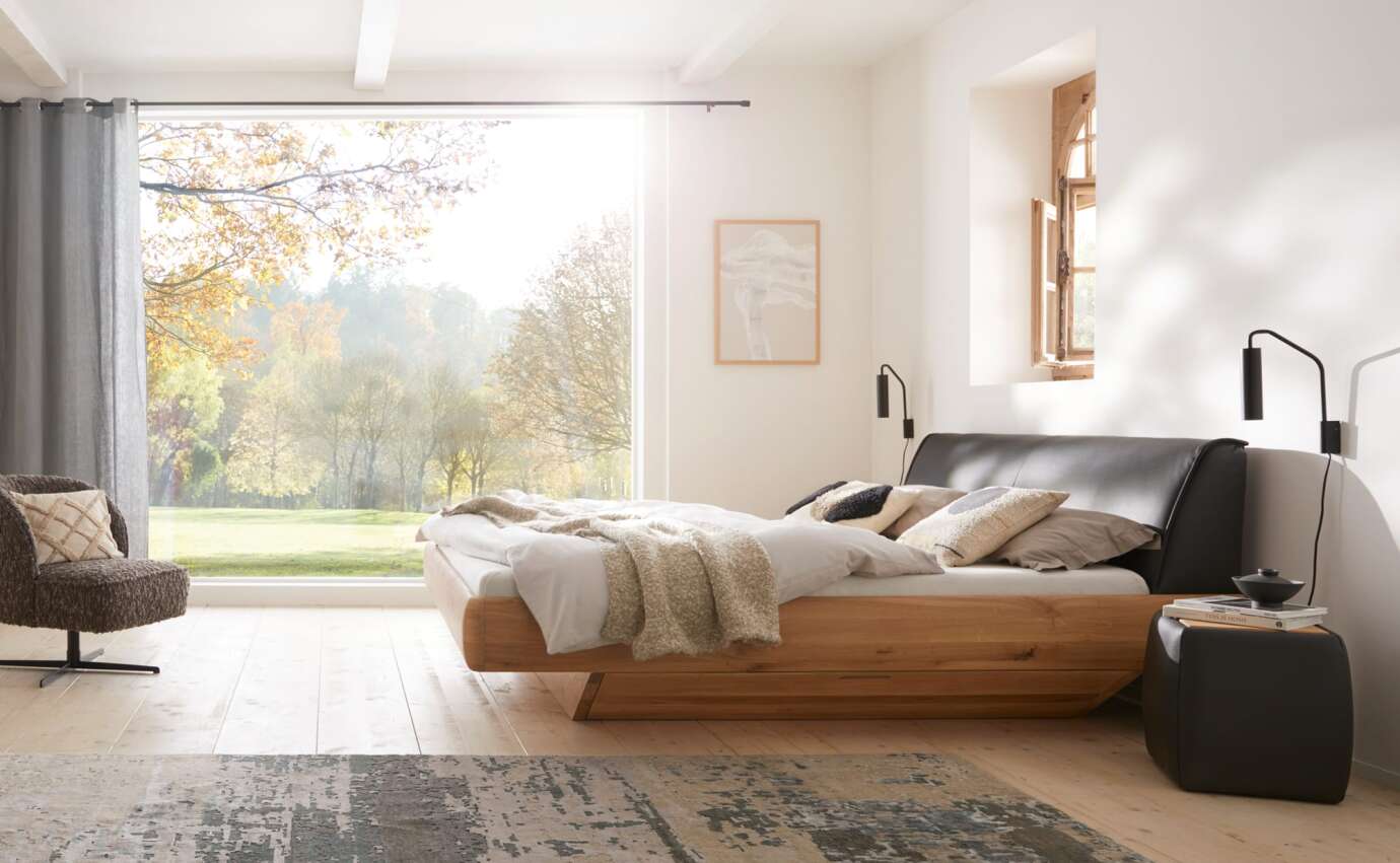 co 25 bett foresta wimmer holz eiche bianco leder grau mi 01 001 253030 112 113 korr