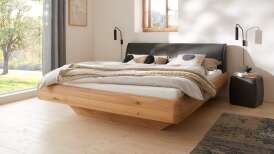co 25 bett foresta wimmer holz eiche bianco leder grau mi 02 001 253030 114