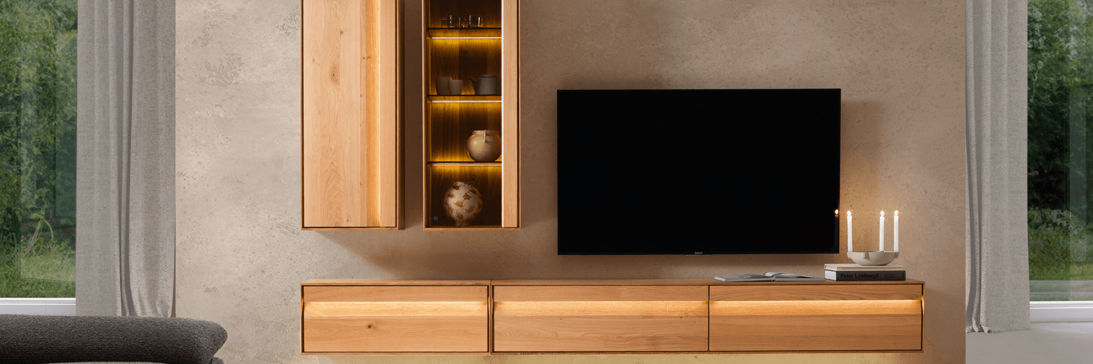 Wohnwand Contur® Due Viso