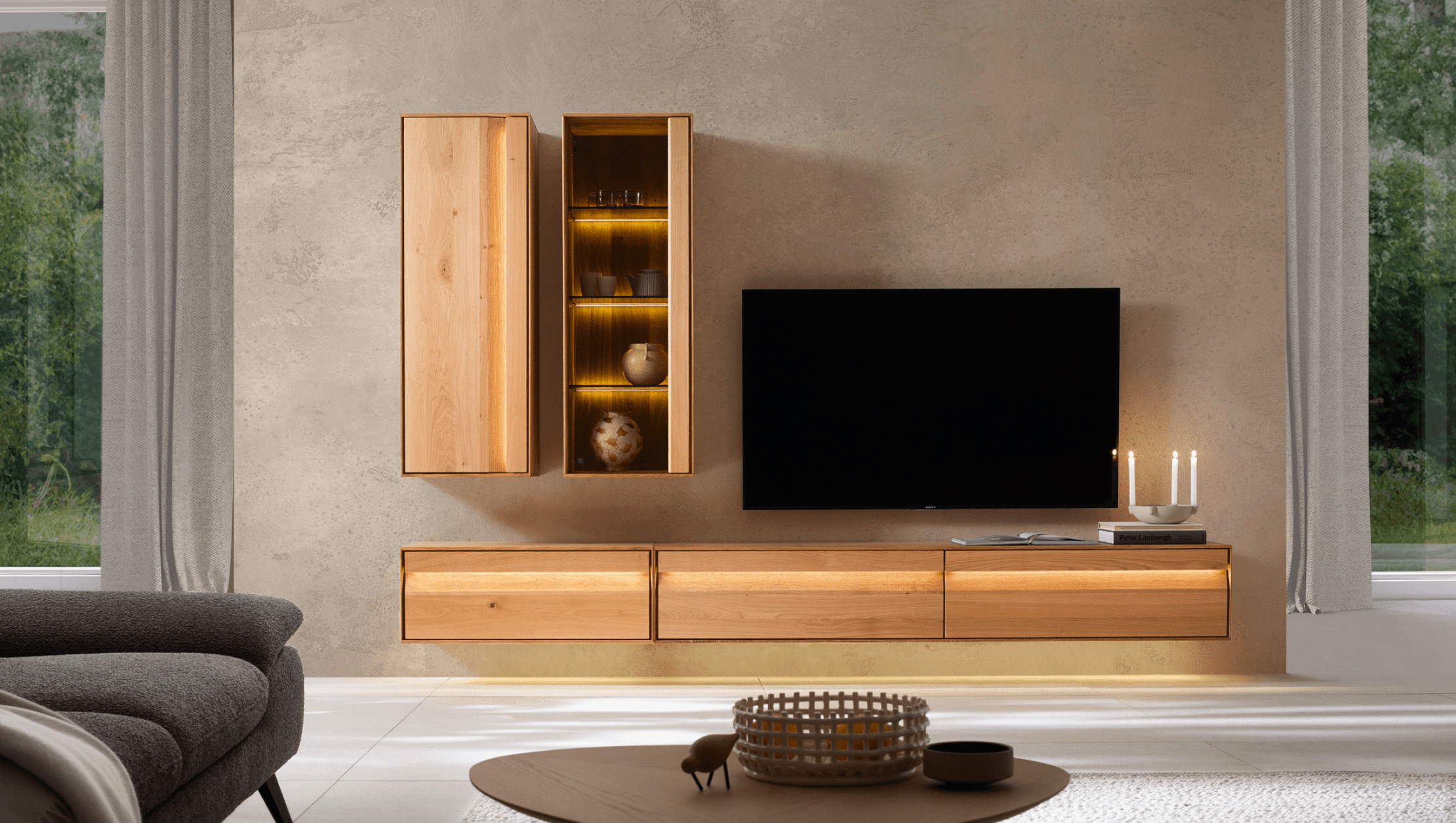 24 co  wohnwand due viso 1 eiche tisch fano m 1 4131 24 fein 253030 023